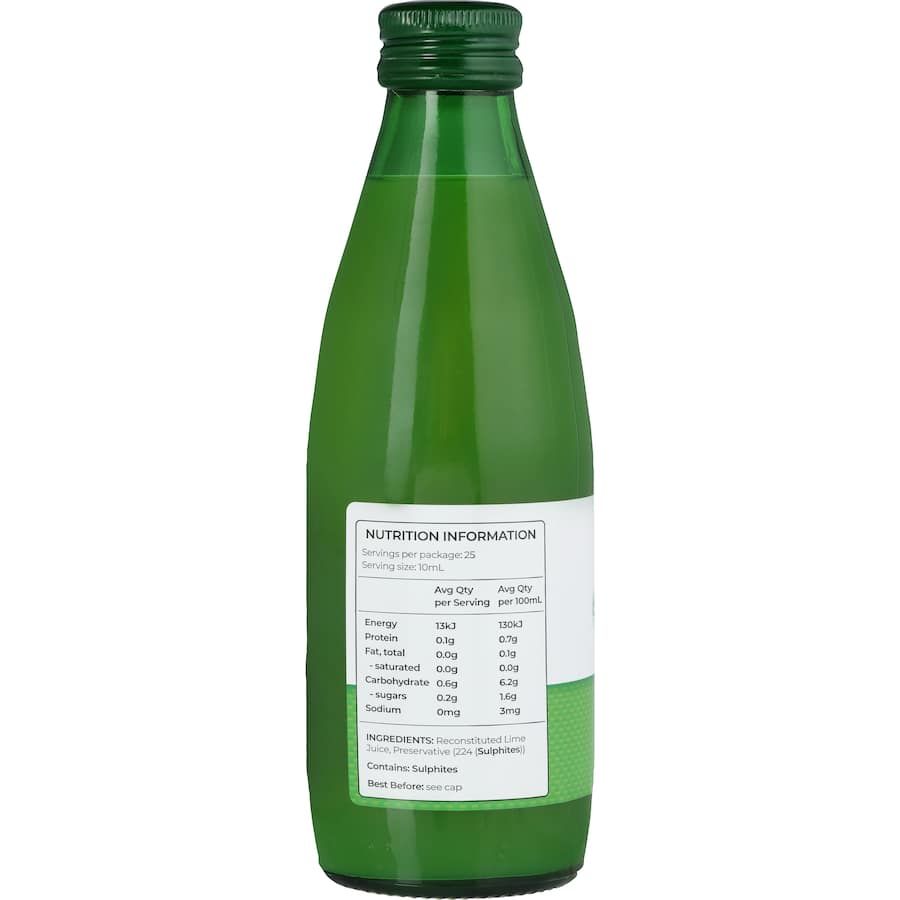 Real Foods Lime Juice Zesty 250mL