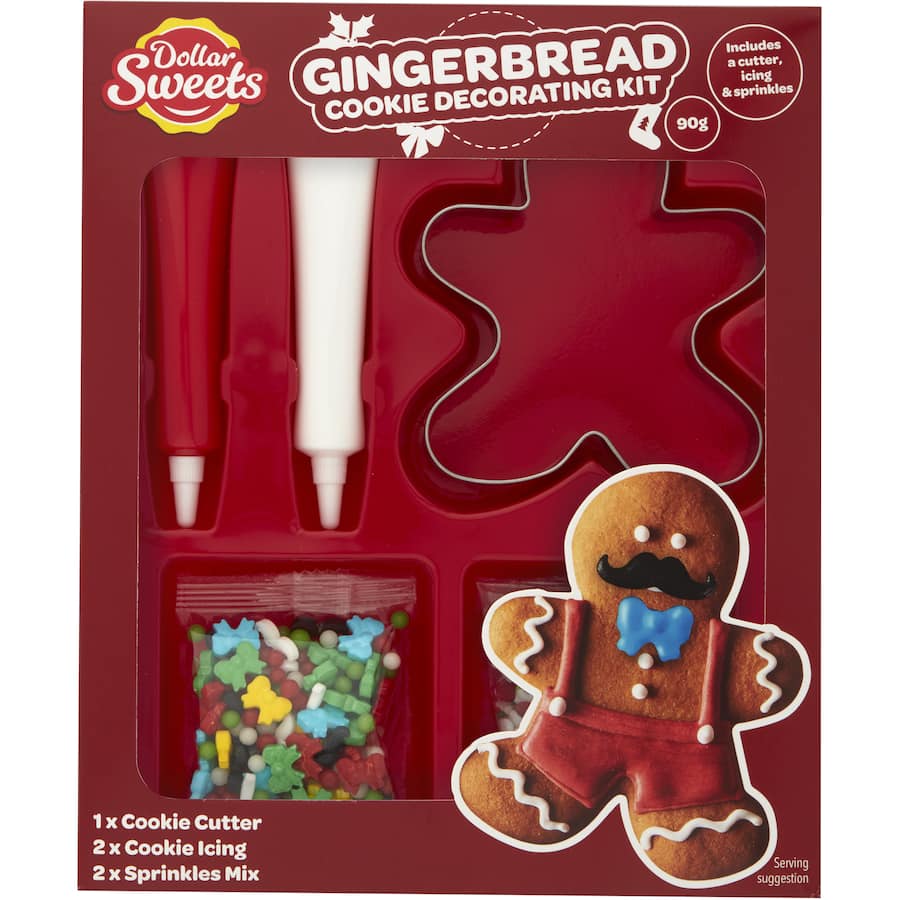 Dollar Sweets Cookie Decorating Kit Gingerbread