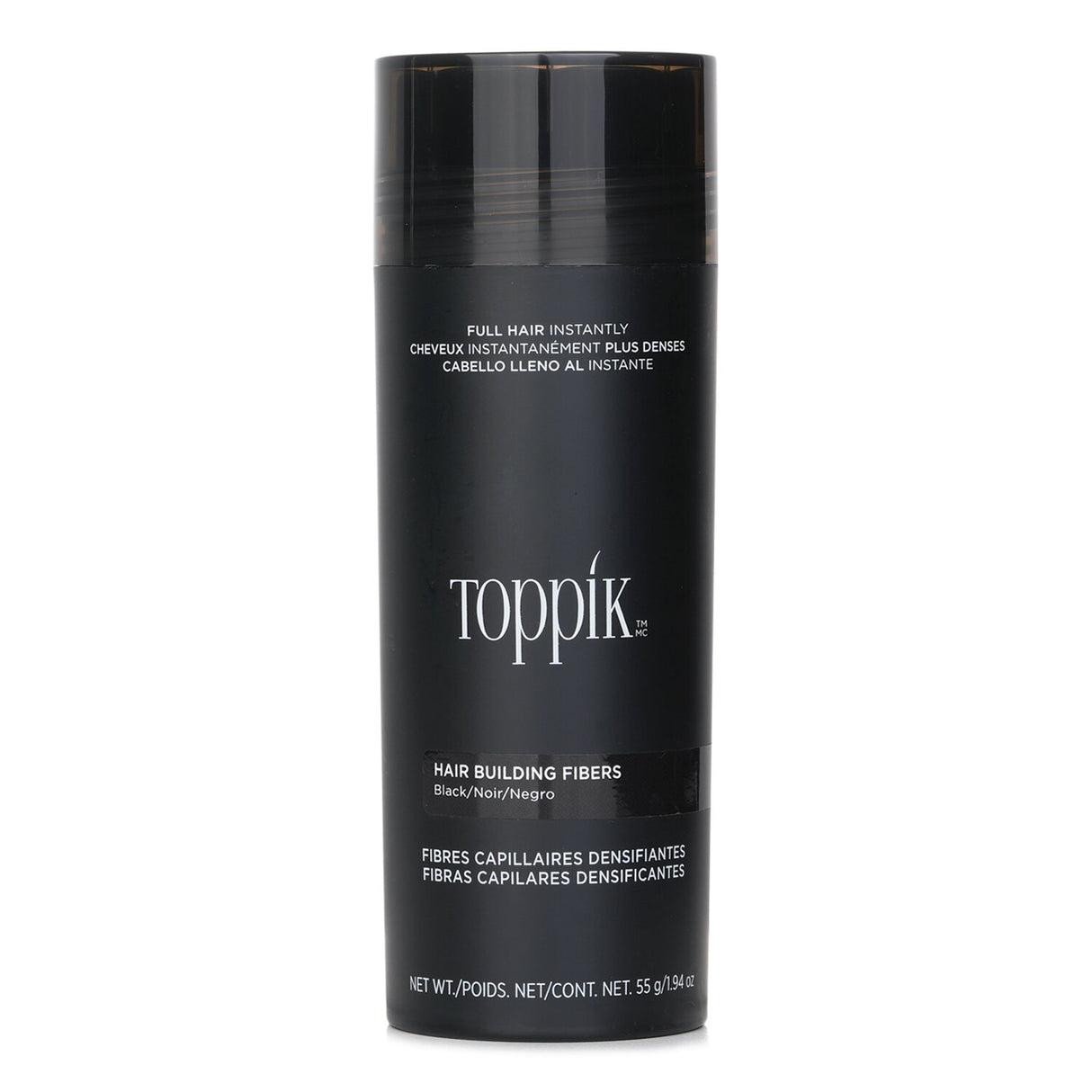 Toppik - Hair Building Fibers - # Black - 55g/1.94oz