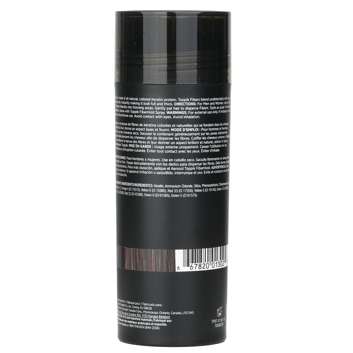 Toppik - Hair Building Fibers - # Dark Brown - 55g/1.94oz