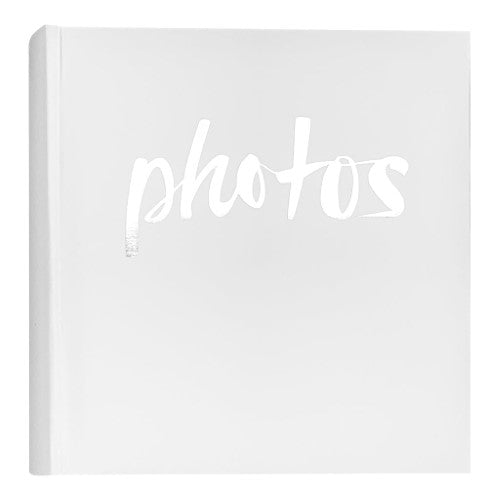 Profile - Moda White "Photos" Slip-In Photo Album 200 Photos