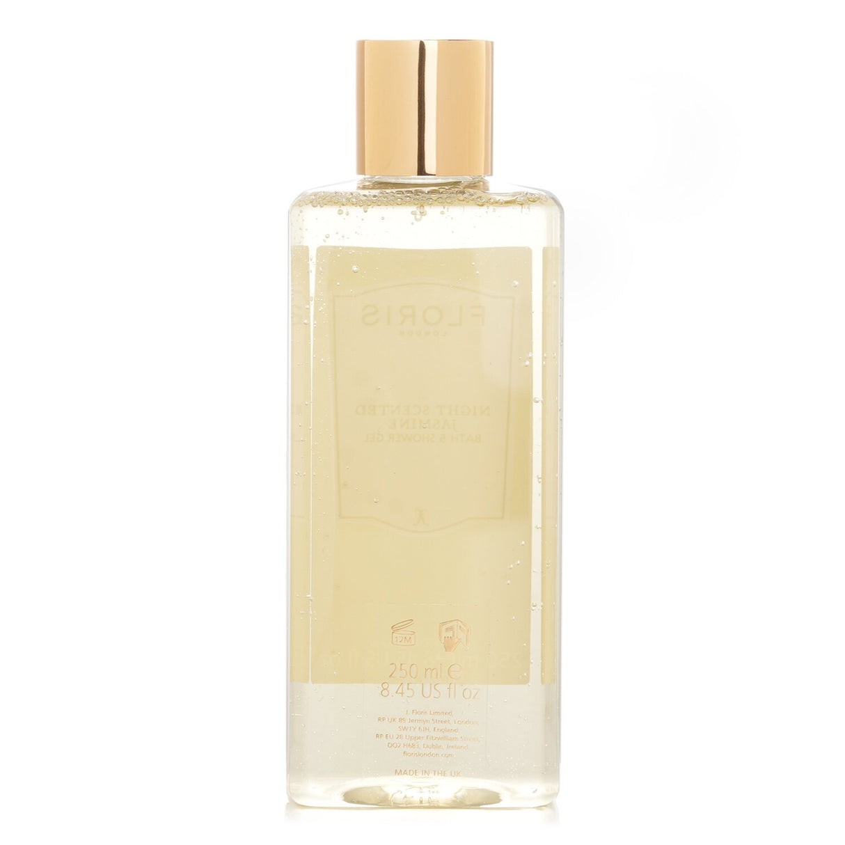 Floris Night Scented Jasmine Moisturising Bath & Shower Gel 250ml/8.5oz