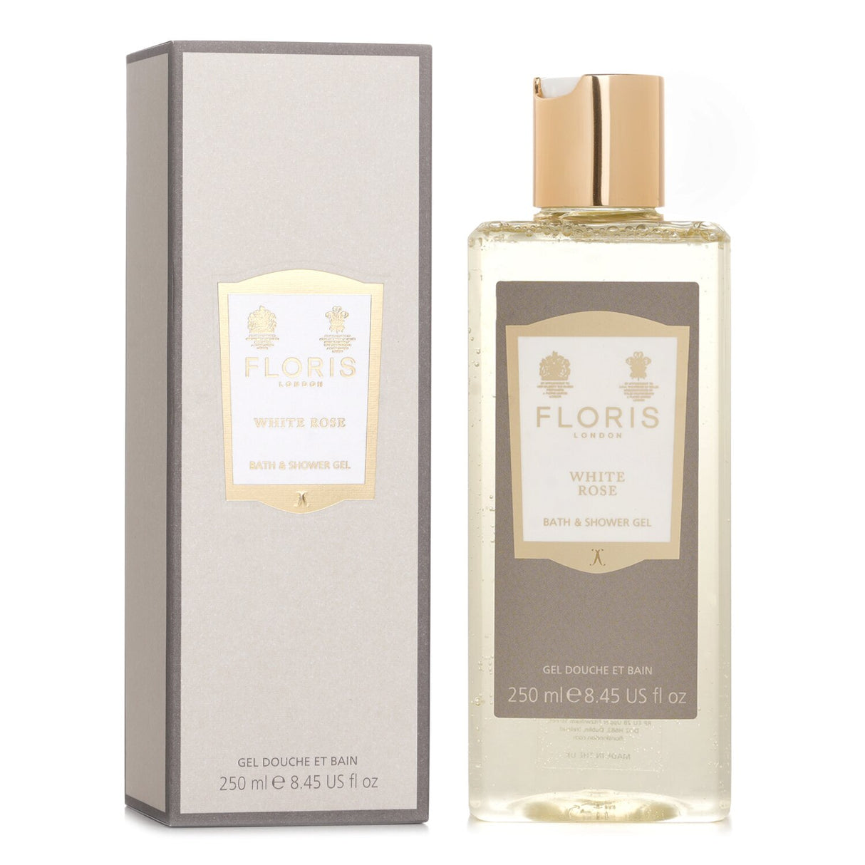 Floris White Rose Moisturising Bath & Shower Gel 250ml/8.5oz