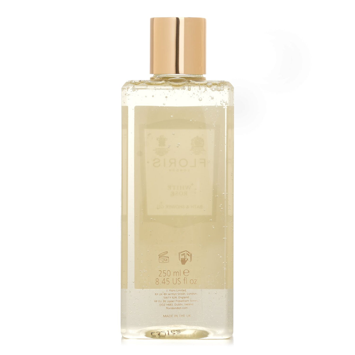 Floris White Rose Moisturising Bath & Shower Gel 250ml/8.5oz