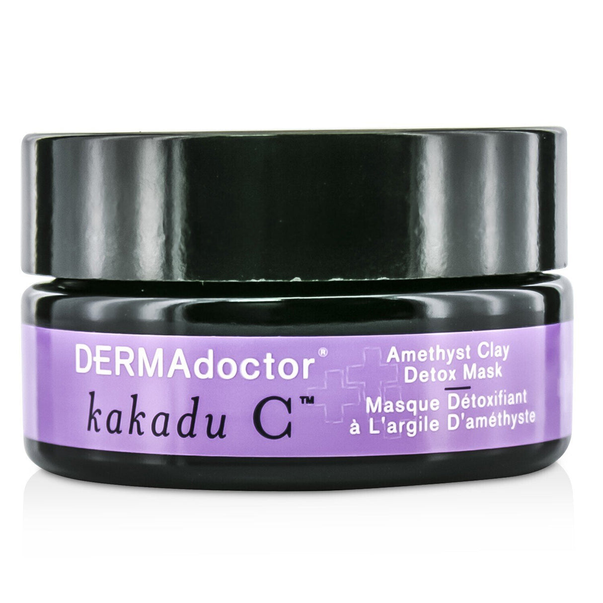 Kakadu C Amethyst Clay Detox Mask in a 50ml jar, enriched with Vitamin C and amethyst clay for radiant, detoxified skin.