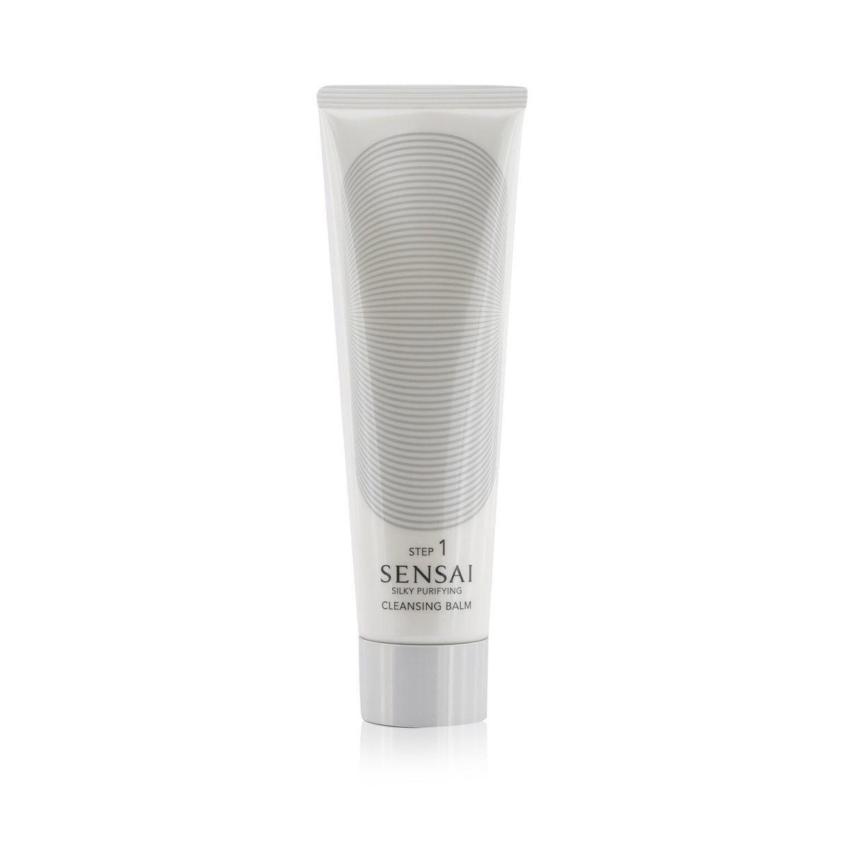 Luxurious cleansing balm in new packaging, melts makeup, hydrates skin with silk extract, perfect for all skin types.