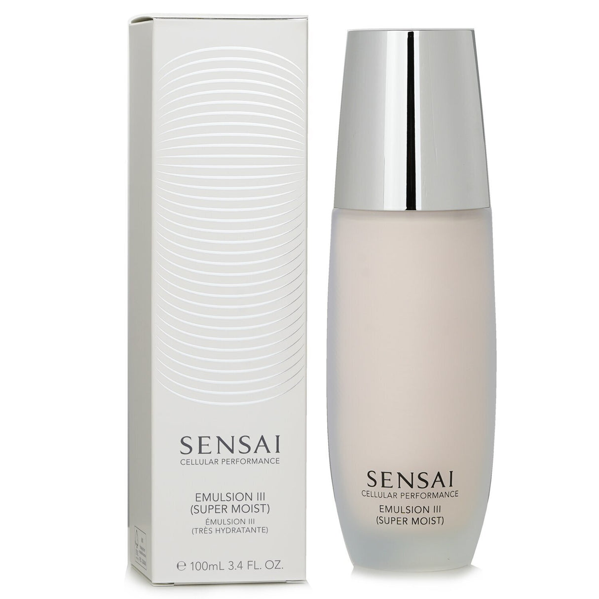 Kanebo Sensai Cellular Performance Emulsion III in new packaging, a rich hydrating emulsion for youthful, radiant skin.