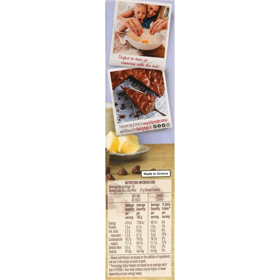 Betty Crocker Cookie Mix Chocolate Chunk 485g