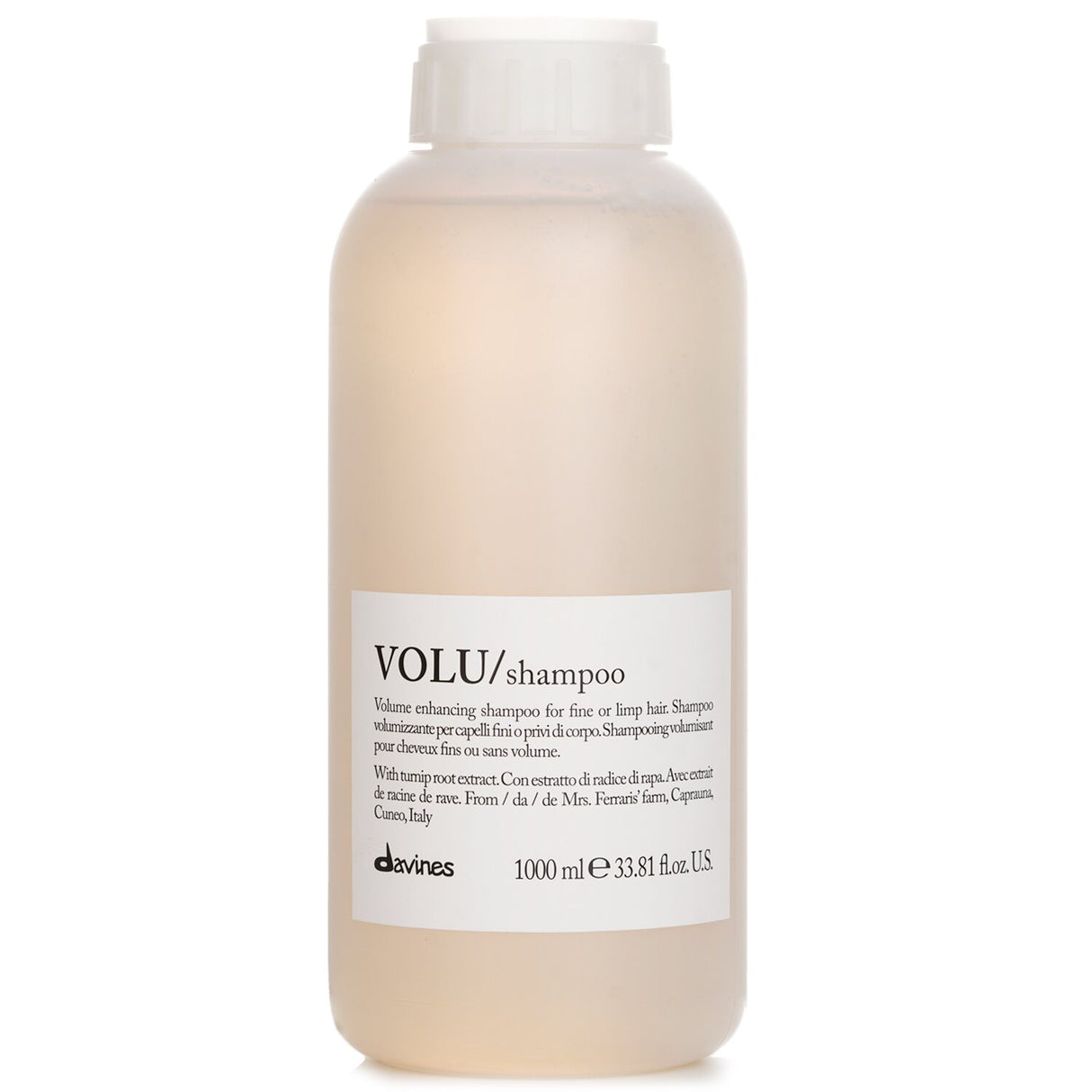 Davines Volu Volume Enhancing Shampoo (For Fine or Limp Hair) 1000ml/33.8oz