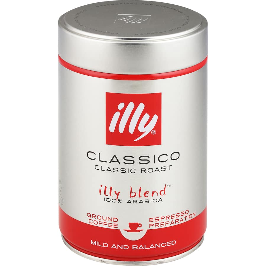 Illy Espresso Grind Medium Roast 250g
