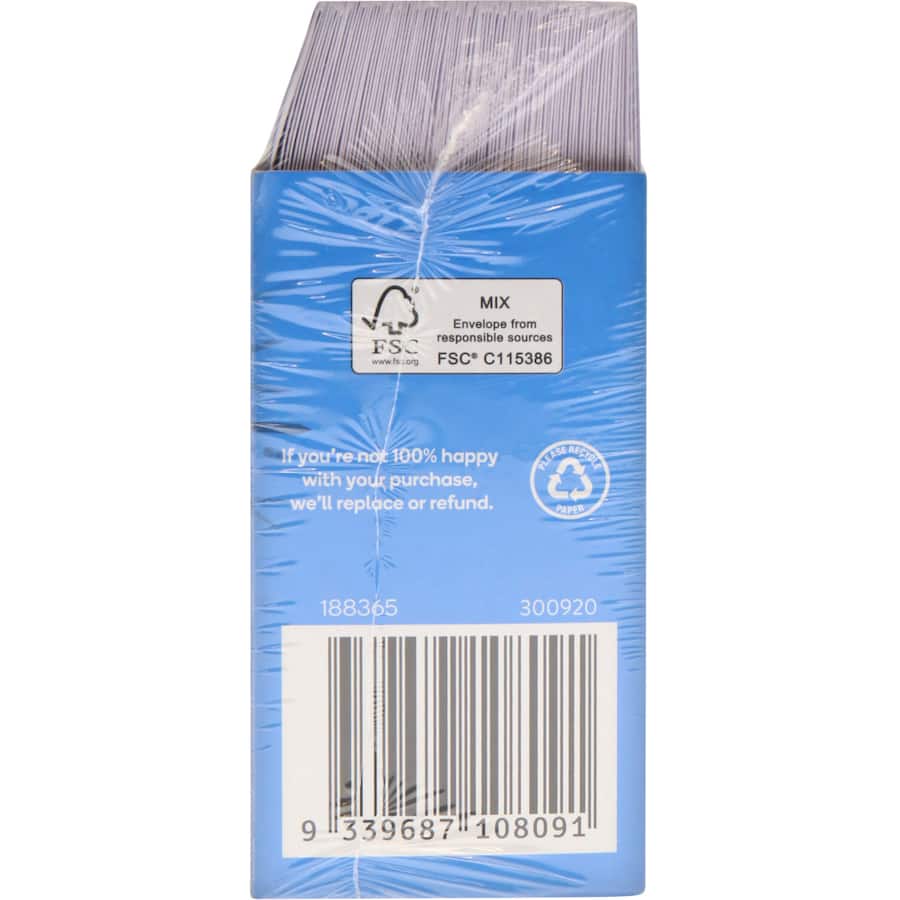 Essentials Envelopes Peel & Seal C6 100pack