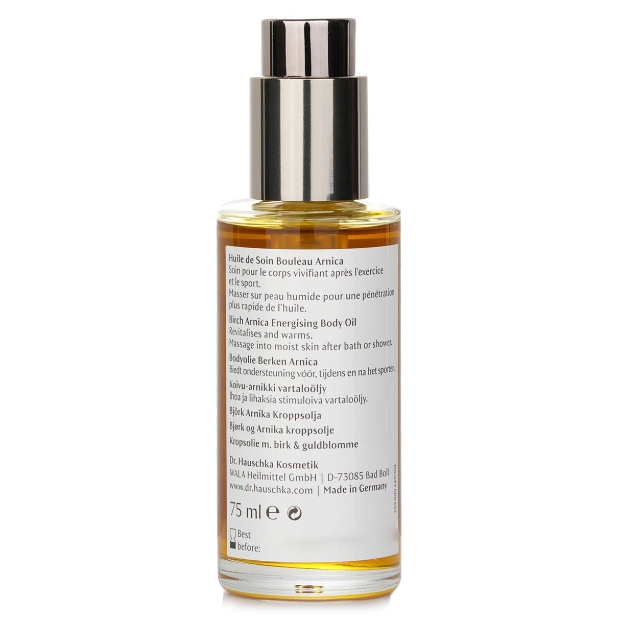 Dr. Hauschka - Birch-Arnica Energising Body Oil - Revitalises & Warms - 75ml/2.