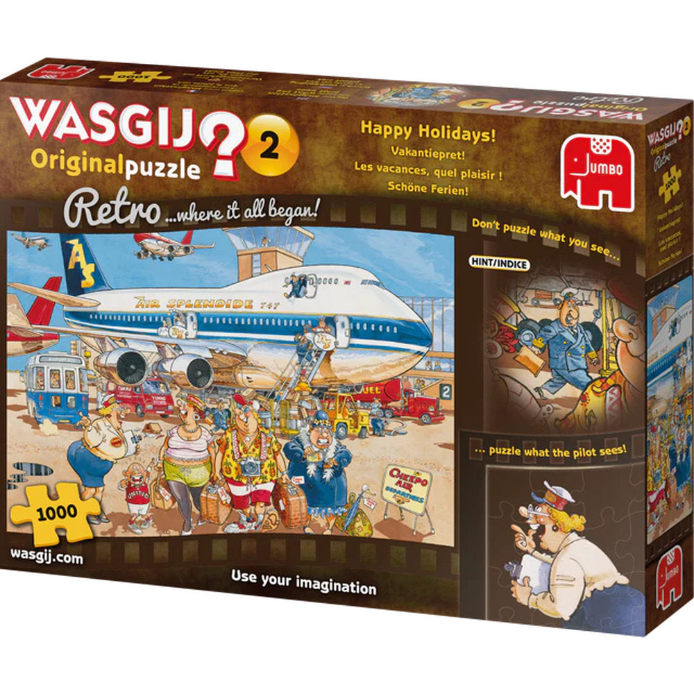 Holdson - Wasgij? - Original #2 - Happy Holidays 1000 Piece - Jigsaw Puzzle