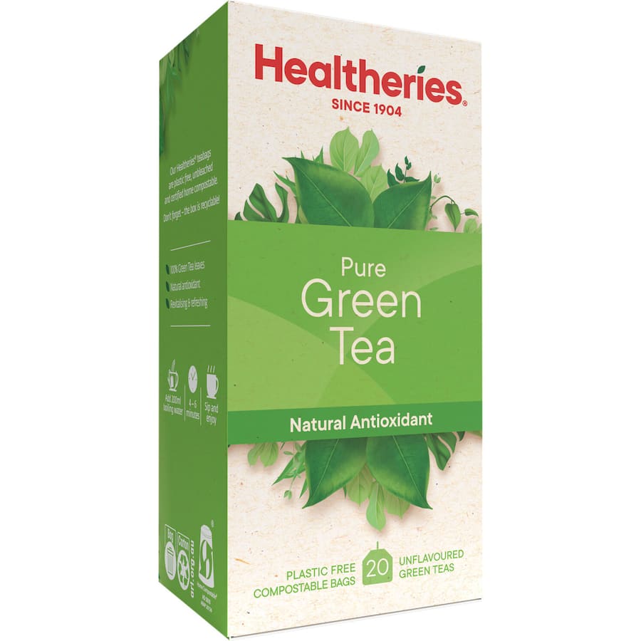 Healtheries Green Tea Pure Bags 20pack
