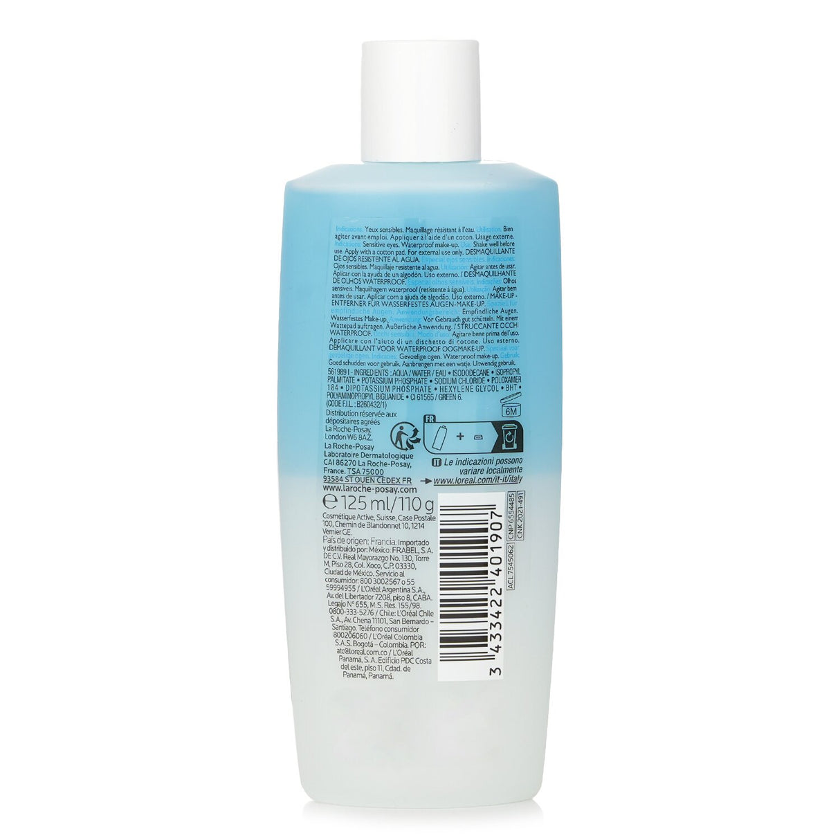 La Roche Posay - Respectissime Waterproof Eye Makeup Remover - 125ml/4oz