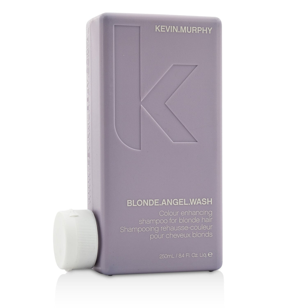 Kevin.Murphy Blonde.Angel.Wash shampoo in 250ml bottle, enriched with natural butters for vibrant blonde hair restoration.