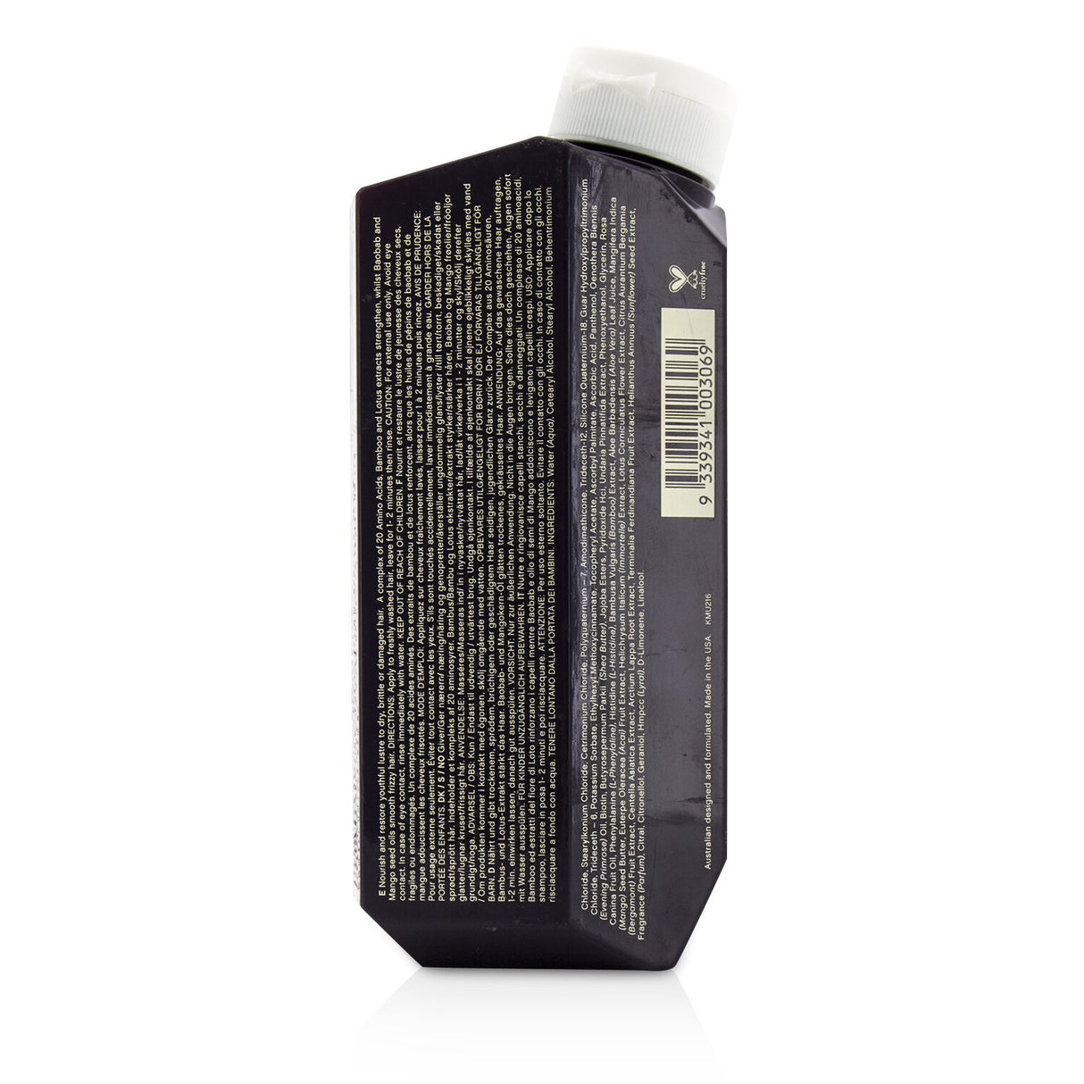 Restorative conditioner Kevin.Murphy Young.Again.Rinse nourishes dry, damaged hair with Baobab, Mango oils, and essential amino acids.