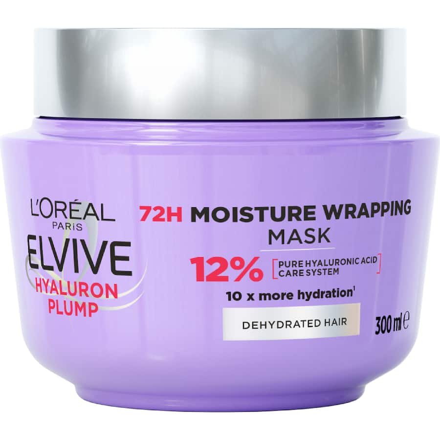 Loreal Elvive Hair Cream Mask Hyaluron Plump 72h Moisture 300mL