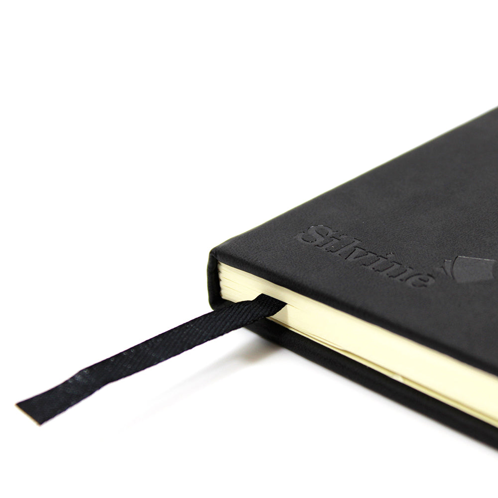 Silvine Executive Notebook A5 160 Pages Lined Black