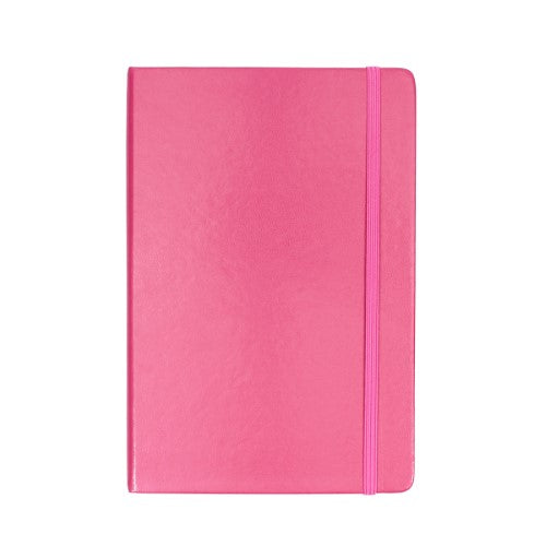 Silvine Executive Notebook A5 7mm Ruled 160 Pages Pink