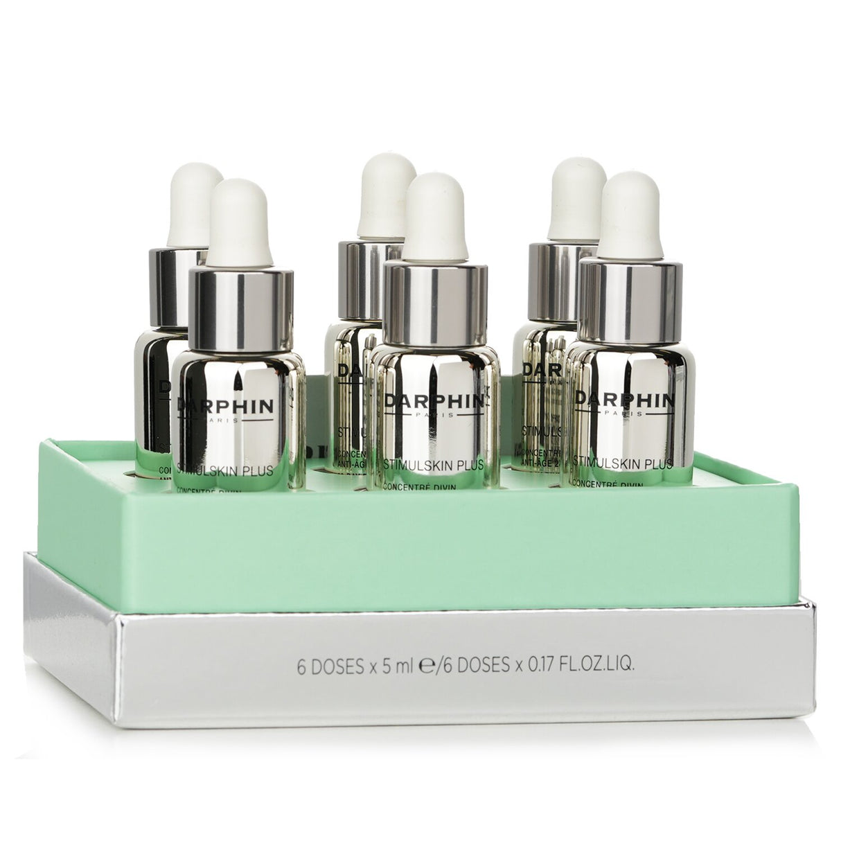 Darphin Stimulskin Plus 28-Day Anti-Aging Concentrate: 6 ampoules for youthful skin, reducing fine lines and enhancing firmness.