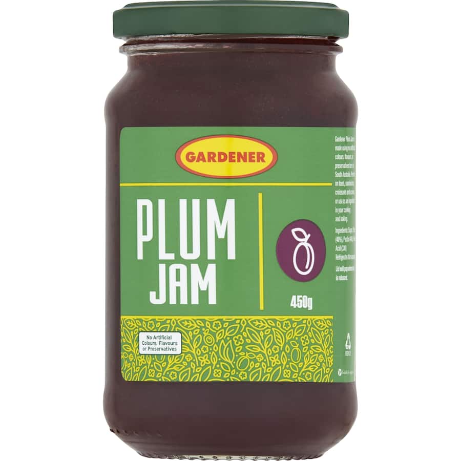 Gardener Jam Plum 450g