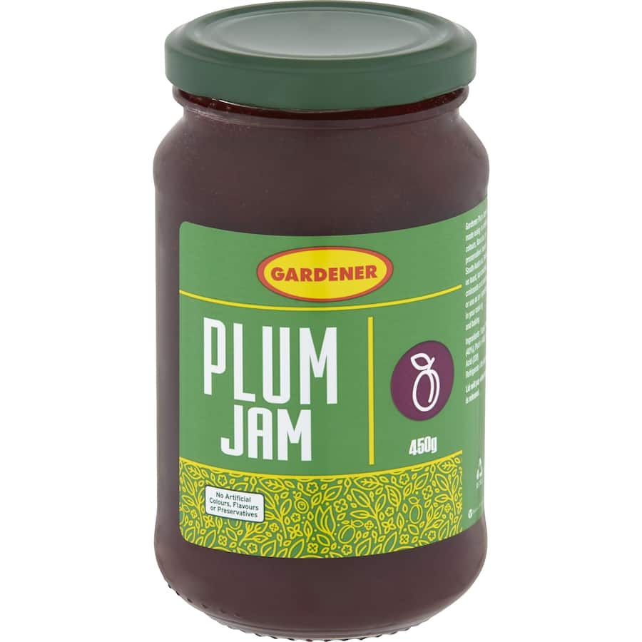 Gardener Jam Plum 450g