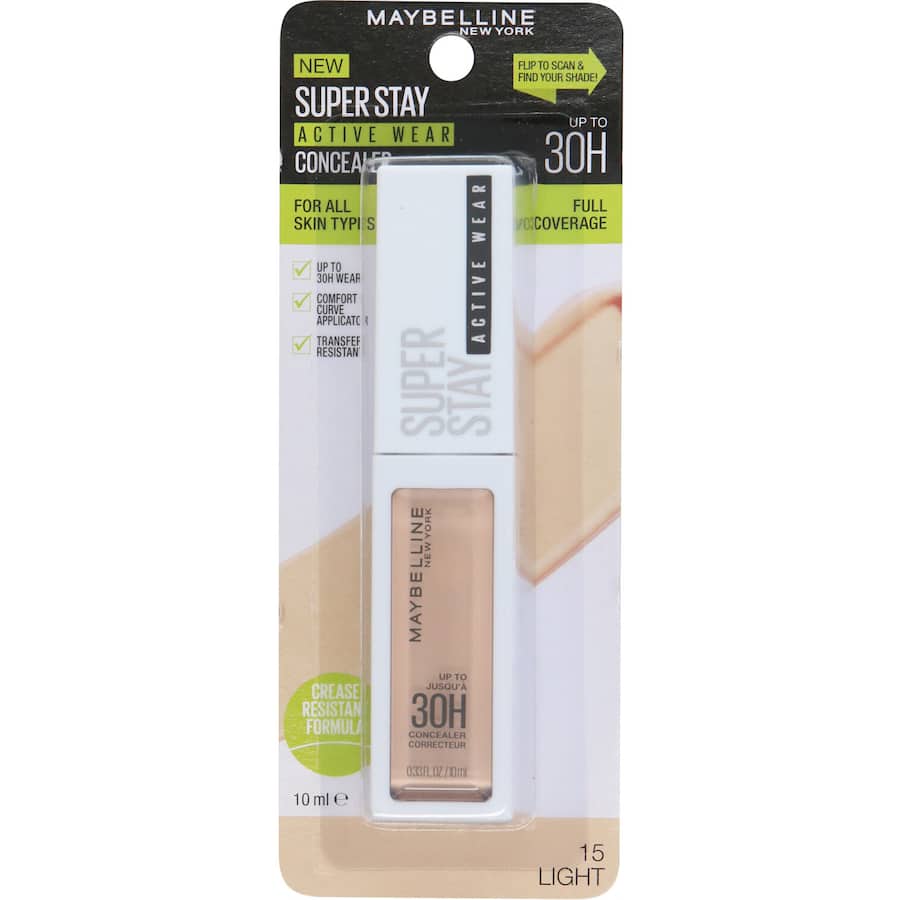 Maybelline Active Wear Concealer Super Stay Light 10mL