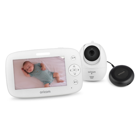 4.3" Video Baby Monitor With Vibrating Shaker - Oricom