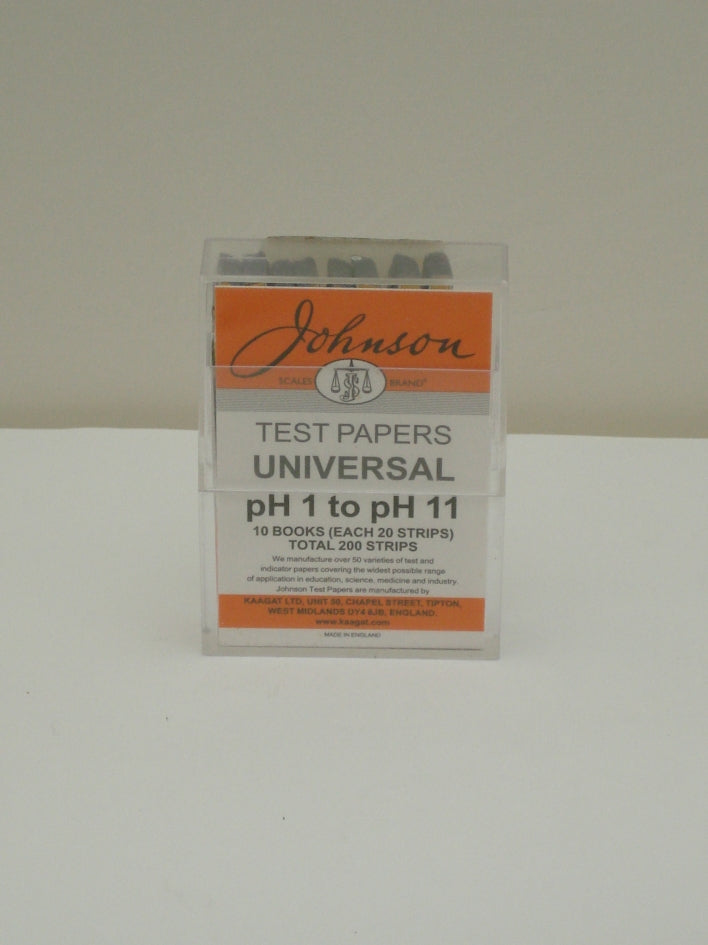 PH Indicator Papers (1 - 11) - Pack 10 Books