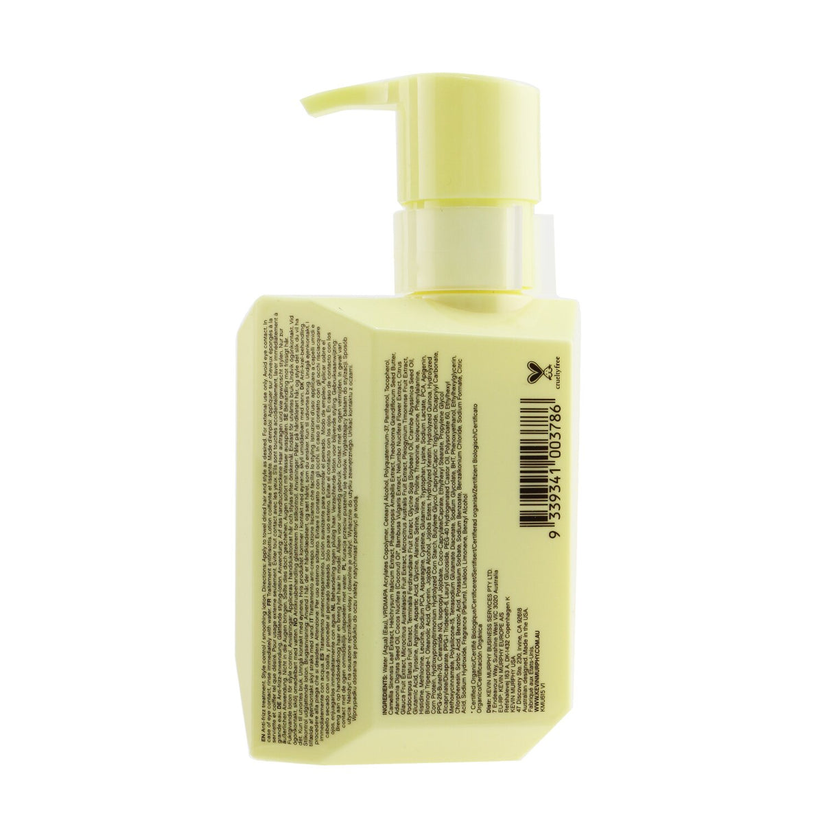 Kevin.Murphy Smooth.Again Anti-Frizz Treatment 200ml, a leave-in lotion that reduces frizz and protects hair from heat.