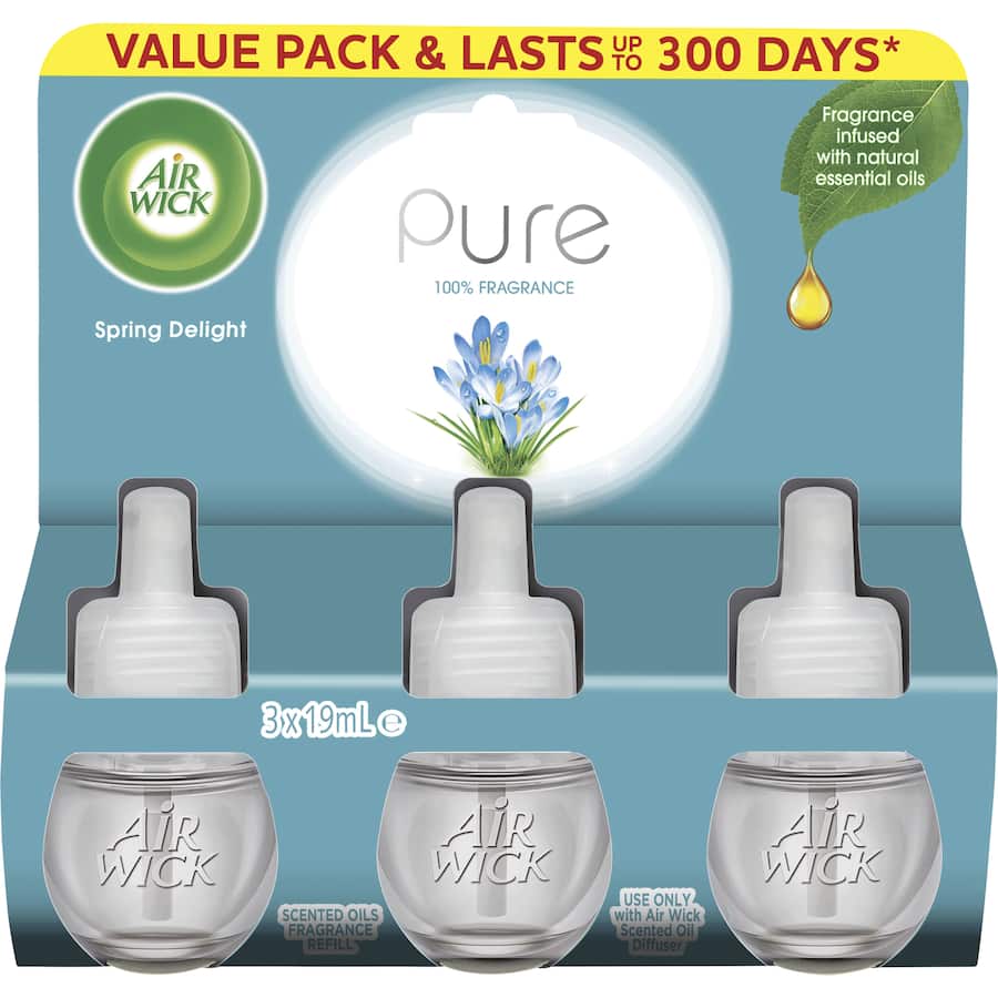 Airwick Pure Le Air Freshener Refill Spring Delight 57ml 3pack