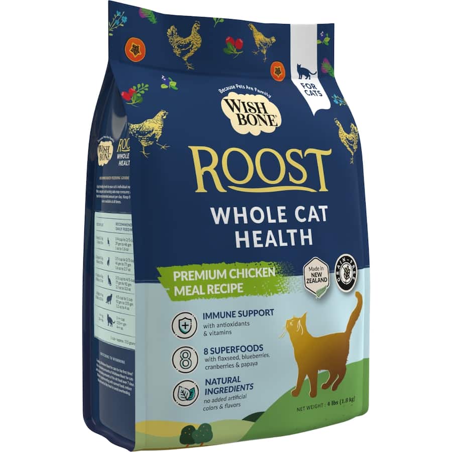 Wishbone Dry Cat Food Roost Bag 1.8kg