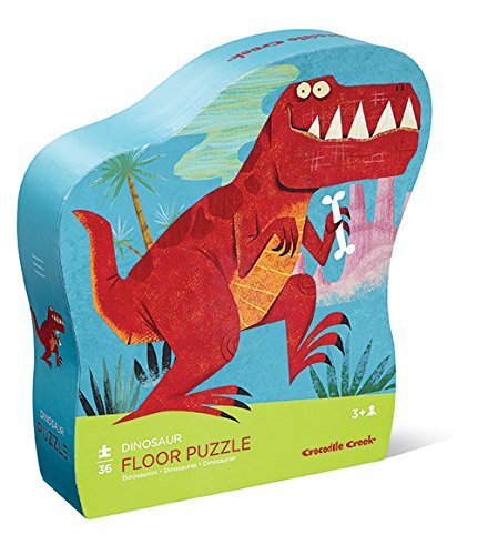 Croc Creek Shaped Box Puzzle Dinosaur (36PC)