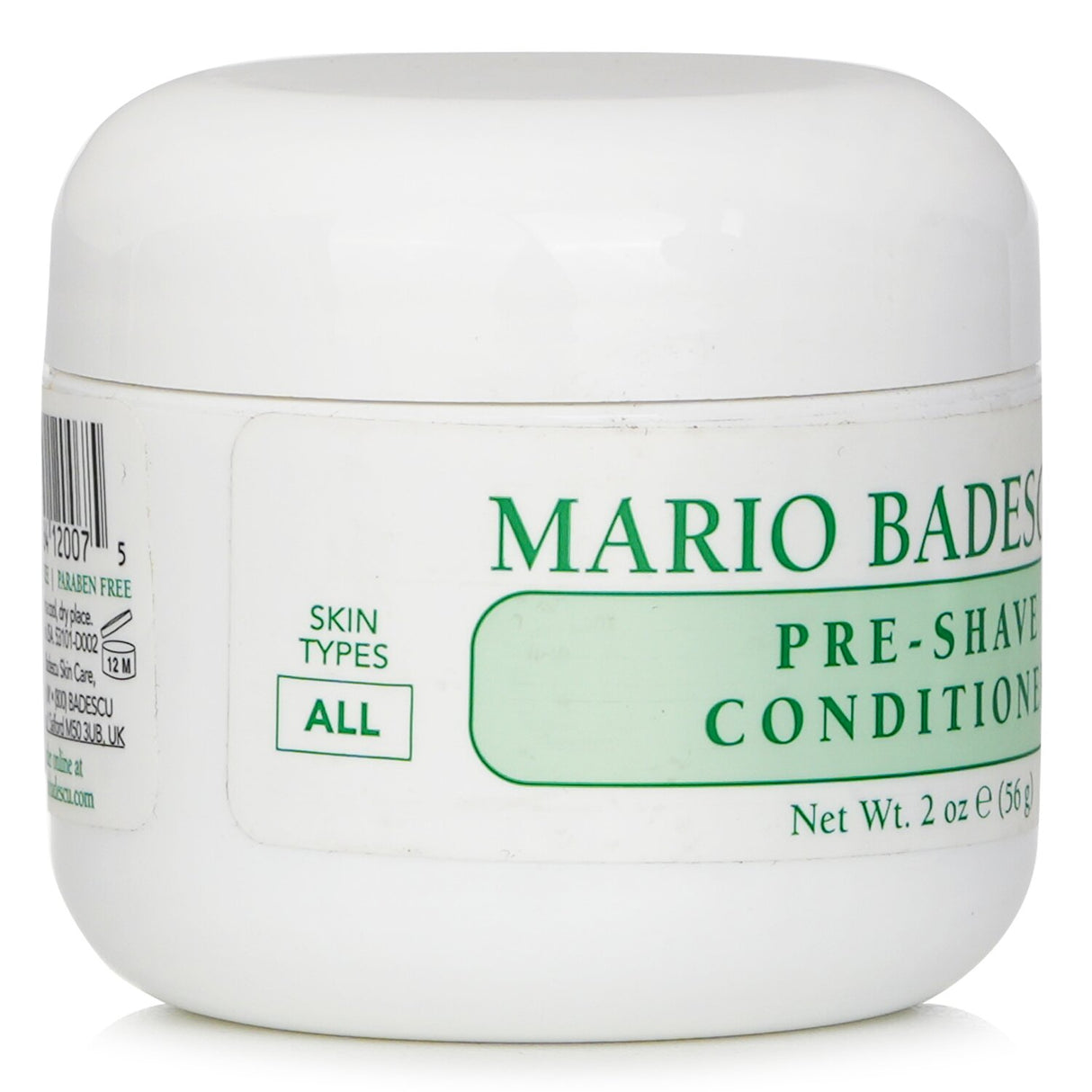 Pre-shave conditioner gel by Mario Badescu, softens tough beards, reduces redness, and soothes skin for a smooth shave.