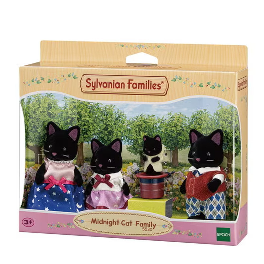 Sylvanian Families - Midnight Cat Family - Action Figure