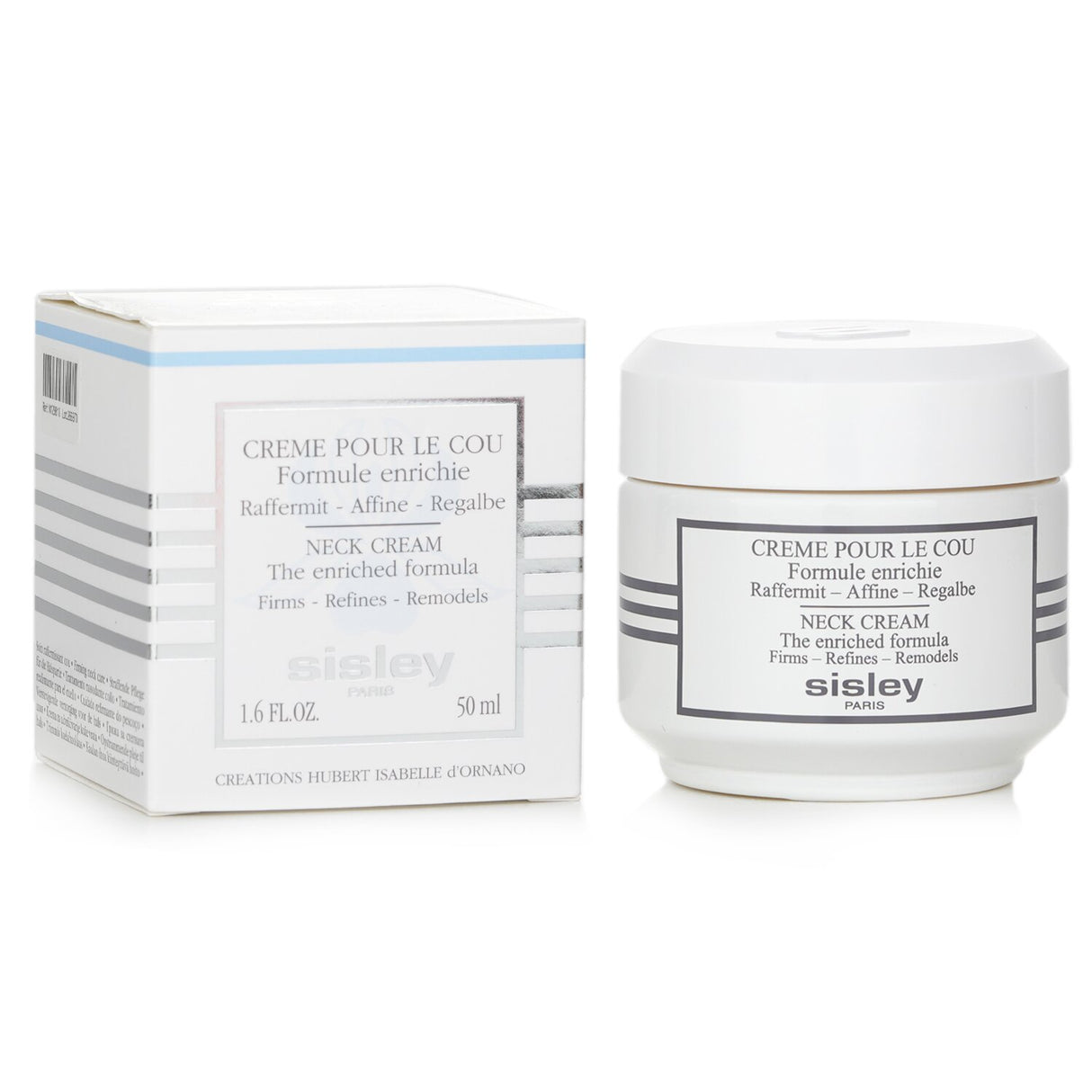 Luxurious Sisley Neck Cream (50ml) with firming ingredients for youthful, hydrated skin and reduced fine lines.