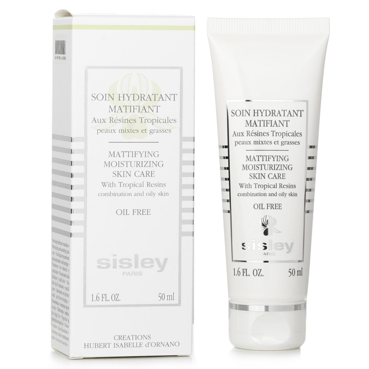 Sisley Mattifying Moisturizer for combination skin, enriched with tropical resins, provides shine-free hydration and purification.