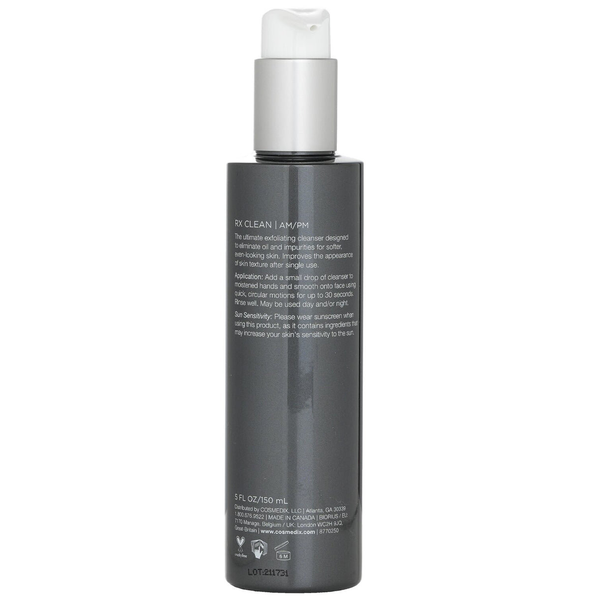 CosMedix - Elite Rx Clean Exfoliating Cleanser - 150ml/5oz