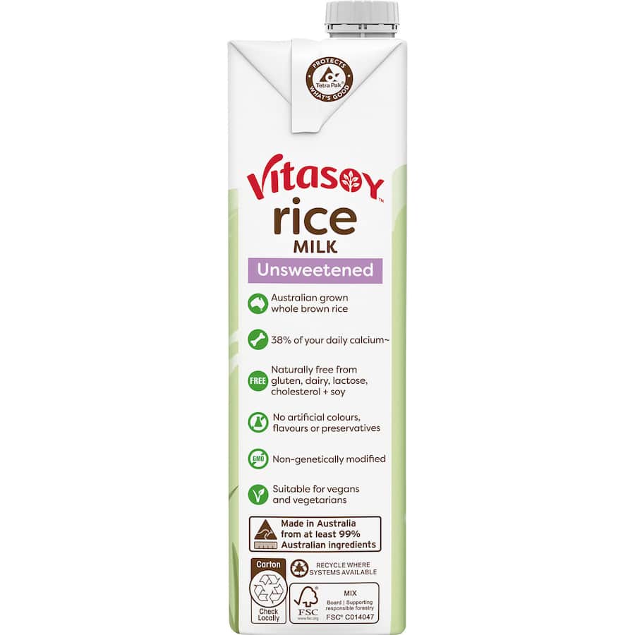 Vitasoy Rice Milk Long Life Carton 1L