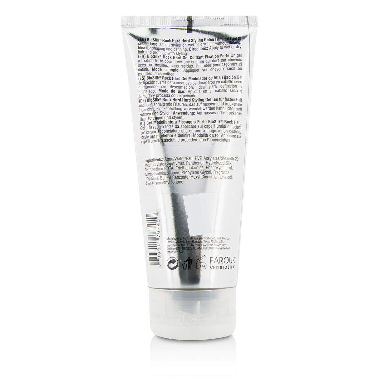 BioSilk - Rock Hard Hard Styling Gelee - 177ml/6oz