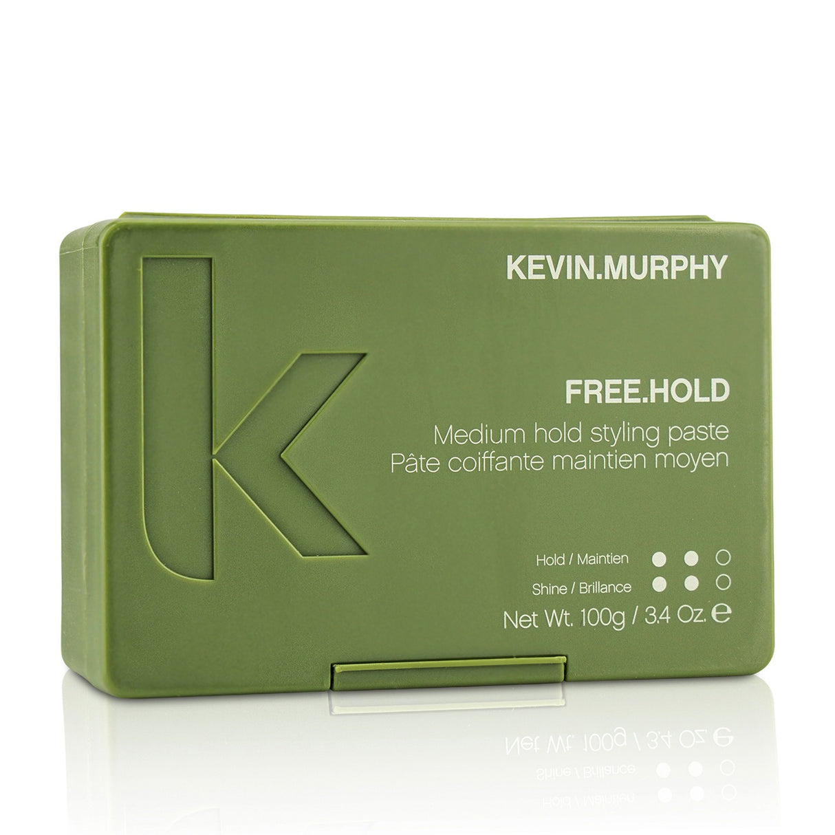 Kevin.Murphy Free.Hold is a versatile medium hold styling paste that adds shine, thickness, and nourishment for all hair types.