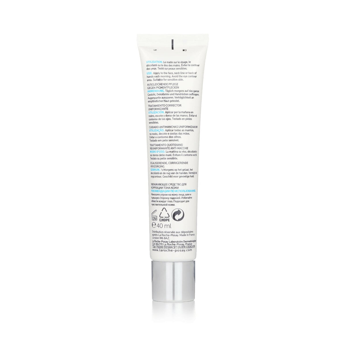 La Roche Posay Pigmentclar UV SPF30 moisturizer for even-toned skin, reducing dark spots and providing sun protection.