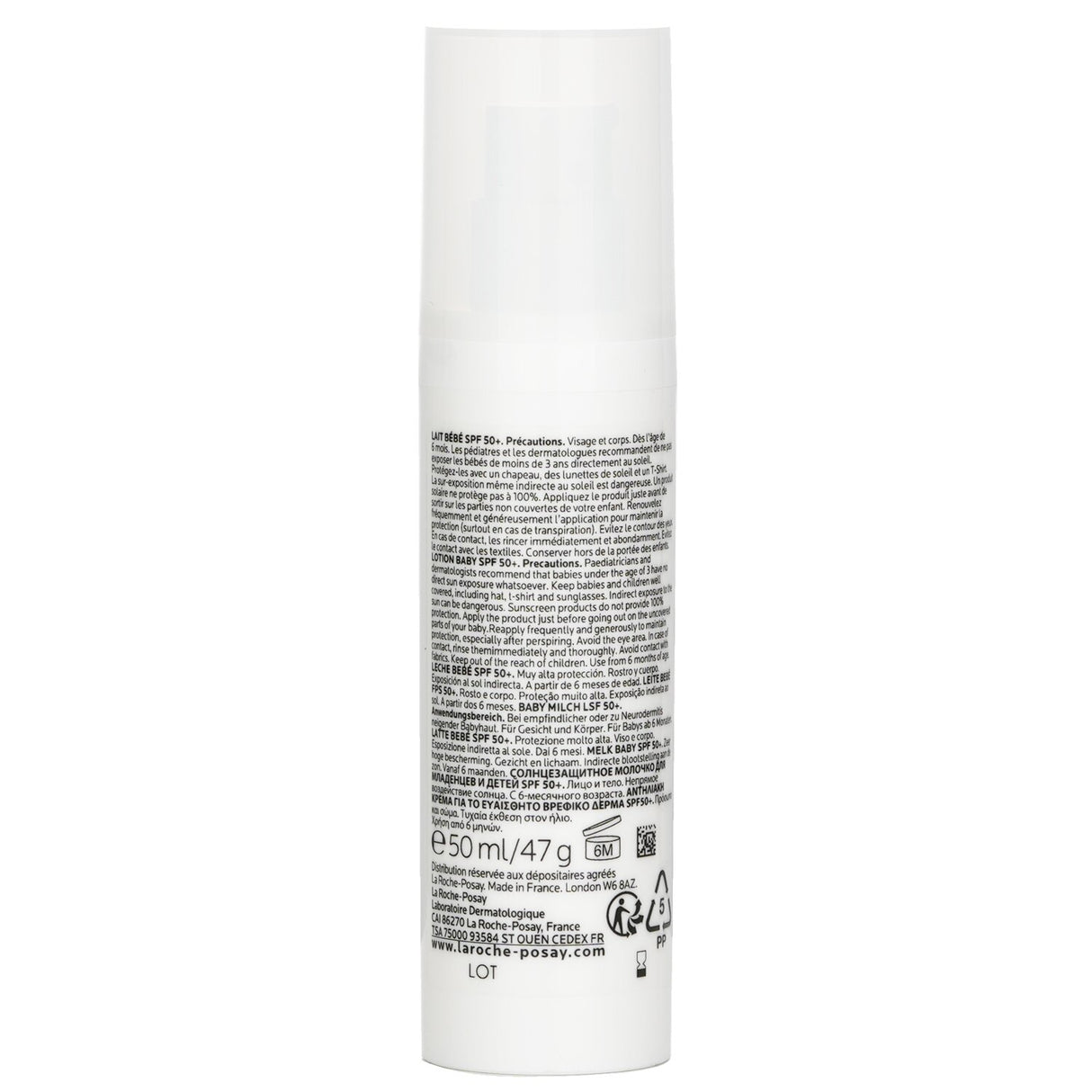 La Roche Posay - Anthelios Dermo-Kids Baby Lotion SPF50+ (Specially Formulated f