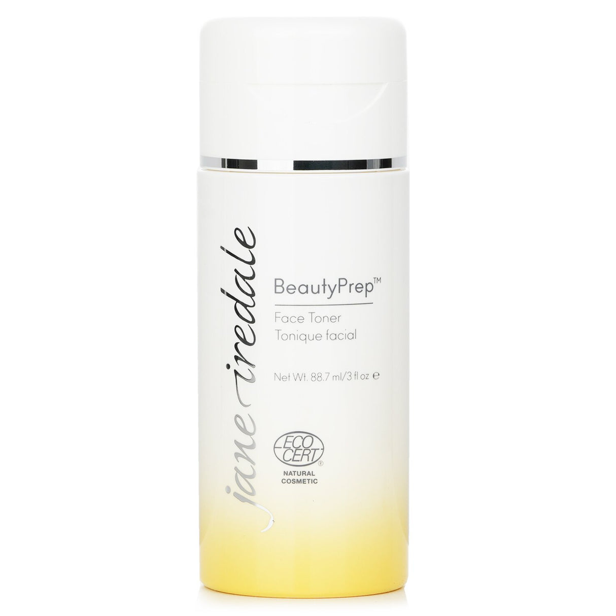 Revitalizing Jane Iredale BeautyPrep Face Toner with organic extracts for balanced, hydrated skin.