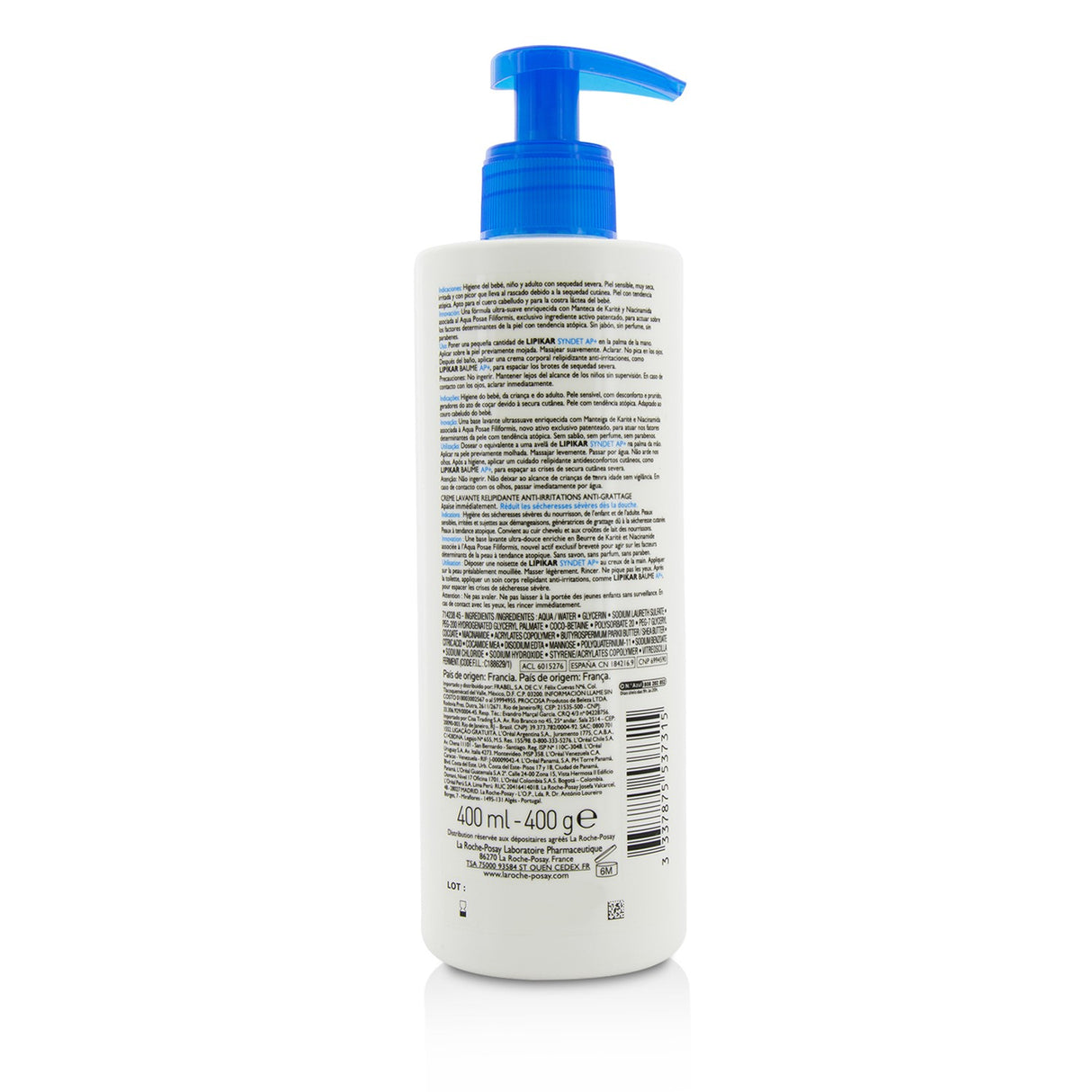 La Roche Posay - Lipikar Syndet AP+ Ultra-Gentle Body Wash - 400ml/13.3oz