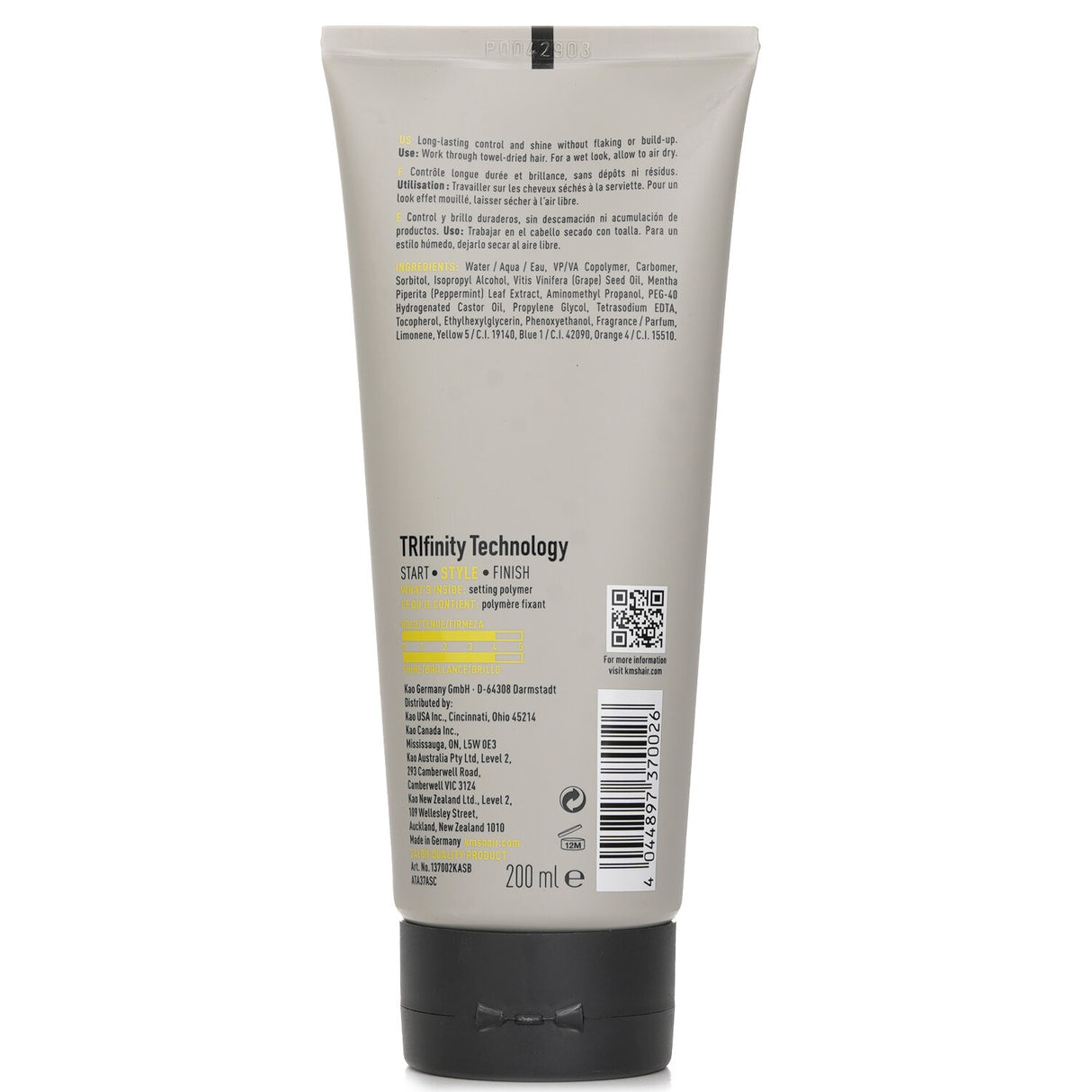 KMS California Hair Play Styling Gel (Firm Hold Without Flaking) 200ml/6.7oz