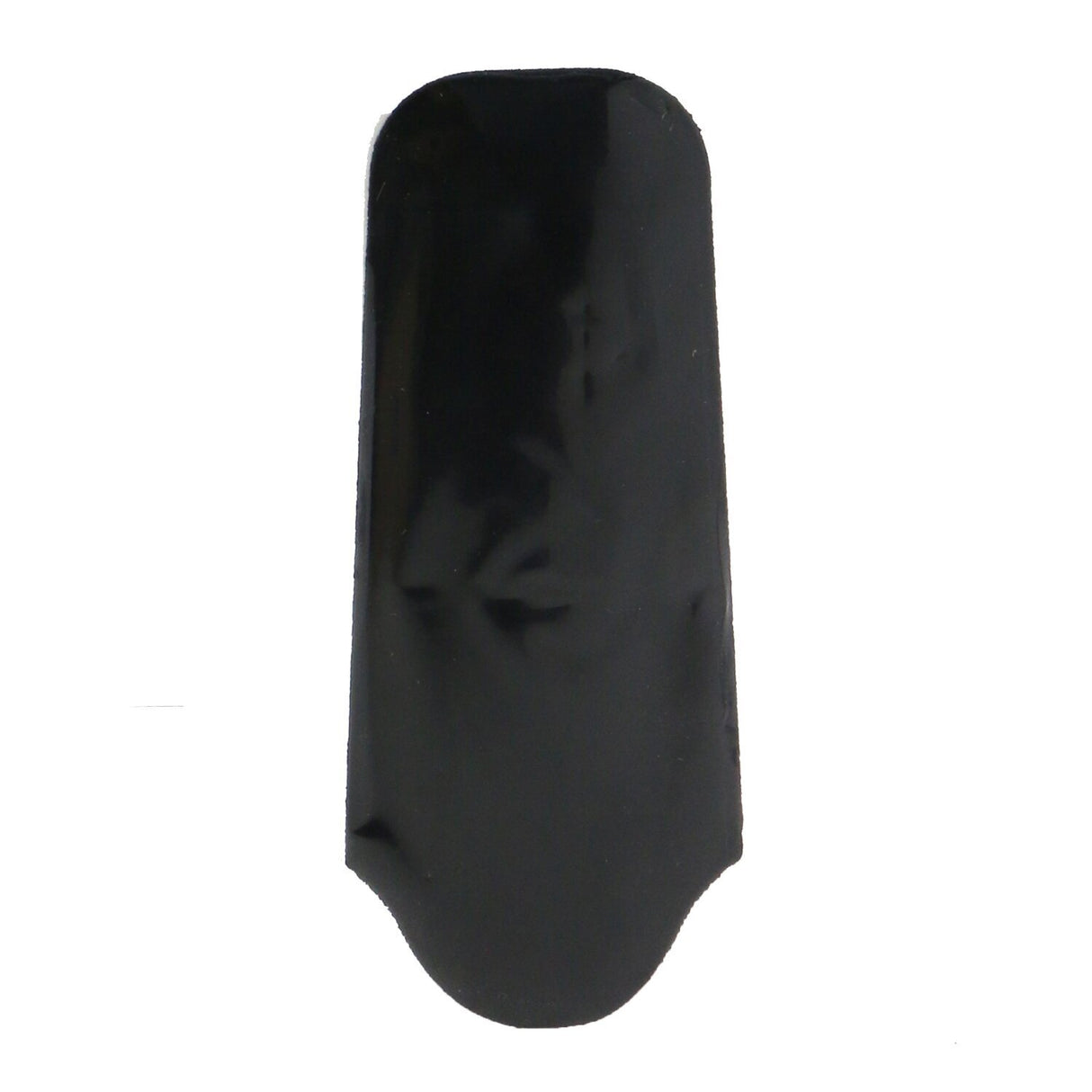 Handmade Water Buffalo Horn mustache comb in sleek black suedine packaging, ideal for precise grooming and styling.