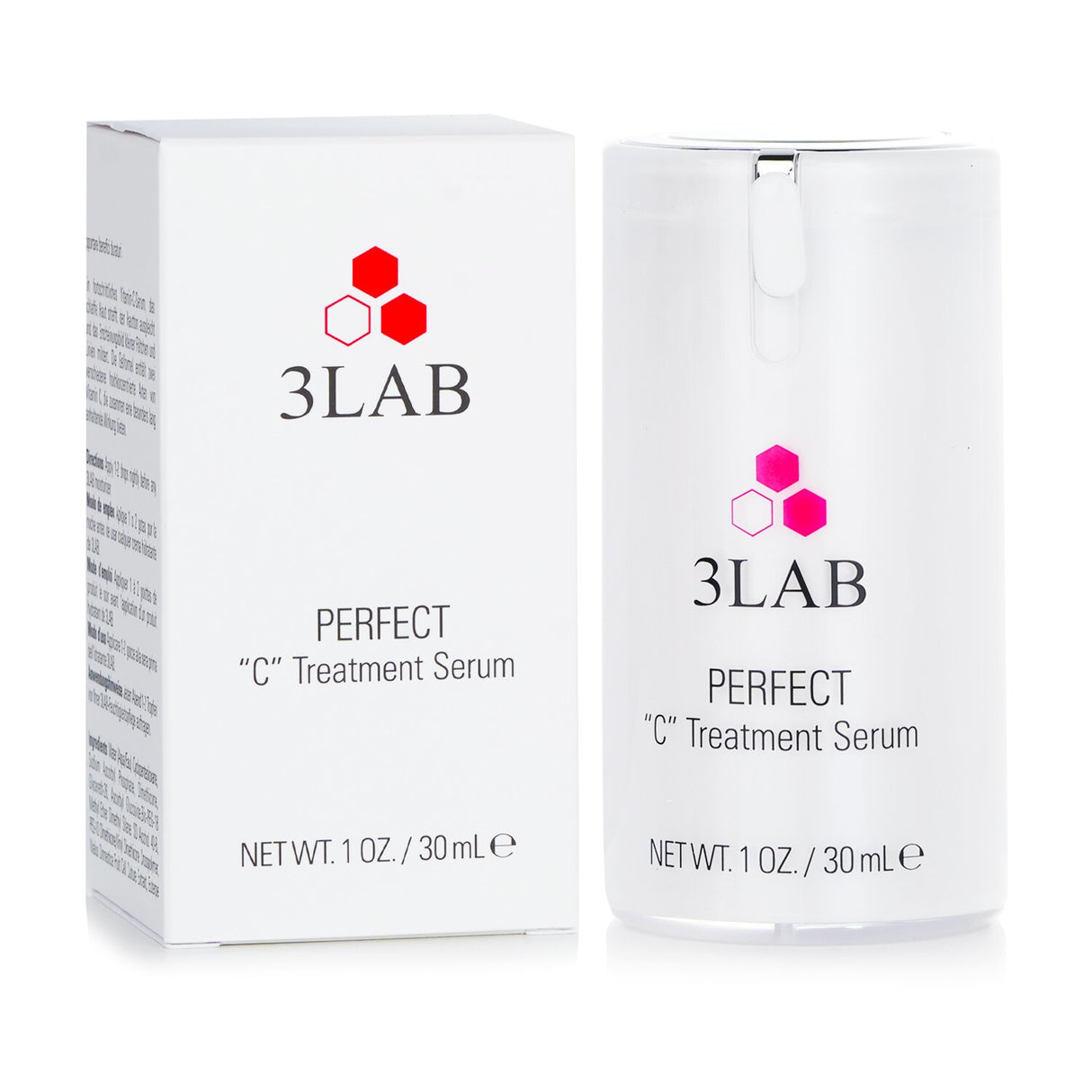 3LAB Perfect C Treatment Serum, a 30ml facial gel with two types of Vitamin C for youthful, radiant skin.