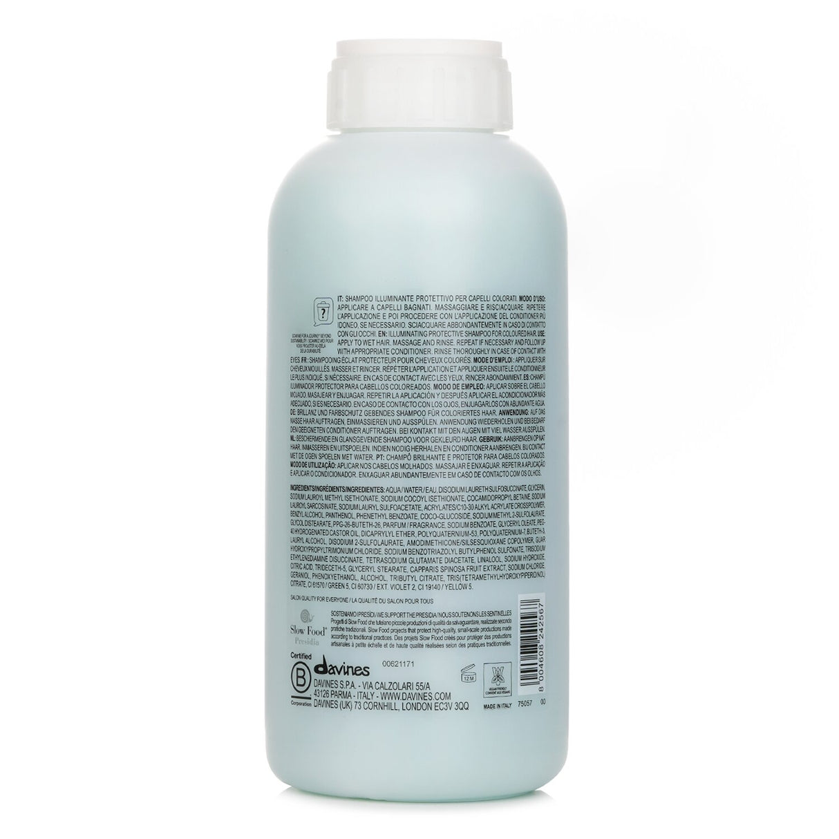 Davines Minu Shampoo Illuminating Protective Shampoo (For Coloured Hair) 1000ml/